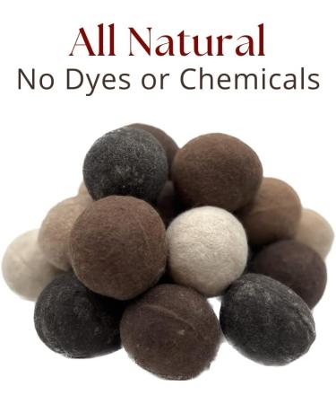 Handmade 100% Organic Alpaca Dryer Balls - Set of 3 | Hypoallergenic & Long Lasting | Made in USA - Buy Online on GoSupps.com