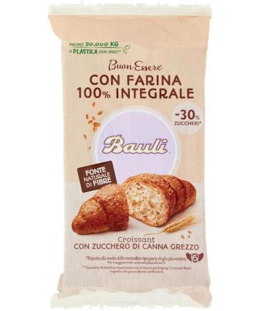  Bauli Bauli Cornetti with Whole Wheat Flour and Raw Cane Sugar. Croissants made with whole wheat flour and raw cane sugar. Pack of 222g each pack contains 6 croissants of 37g each. - Buy Online on GoSupps.com