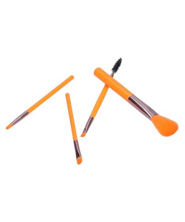 Soft Hair Eyeshadow Loose Powder Makeup Brush Set for Beginners | Orange Cosmetic Tools - Buy Now - Buy Online on GoSupps.com