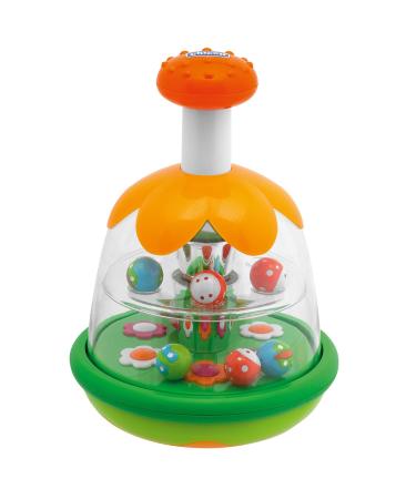 Chicco Magic gyro screeching toy large button and central mirror for learning the cause-effect context gift for babies and toddlers children's toys 6-36 months