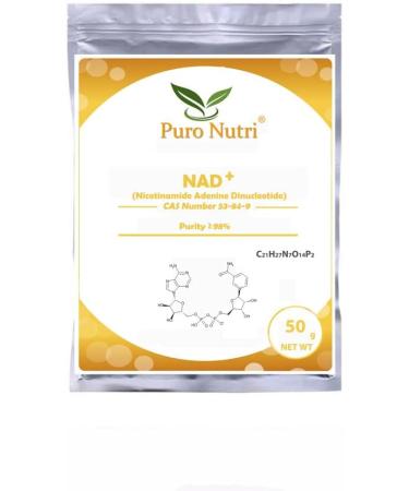 Pure NAD+ Sublingual Powder Nicotinamide Adenine Dinucleotide (53-84-9) HPLC 98% - Buy Online on GoSupps.com