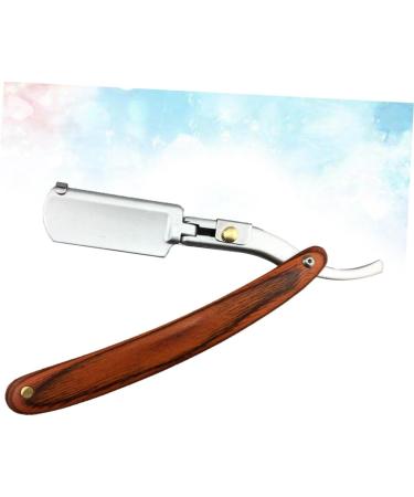 Minkissy Portable Razor - Manual Hair Clipper for Men | Safe Straight Blade Metal & Wooden Design International Shipping  - Buy Online on GoSupps.com