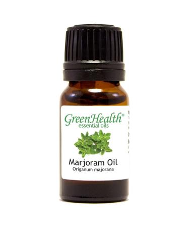 GreenHealth Marjoram Essential Oil 1/3 fl oz (10 ml) Glass Bottle 100% Pure