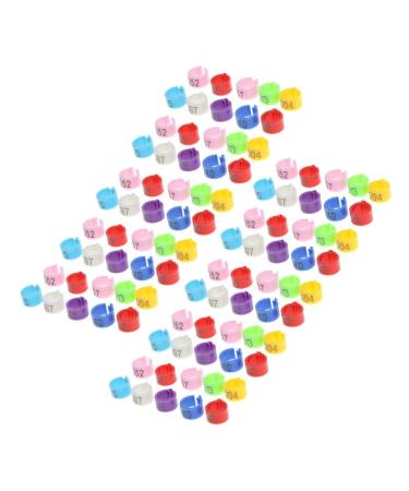 Perfk 50 Multi-Colored Aluminum Pigeon & Chicken Leg Rings - Identification Bands for Birds & Poultry - Buy Online on GoSupps.com
