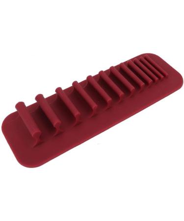 Buy Generic WQU7 Makeup Brush Drying Rack - Red Acrylic | International Shipping Available - Buy Online on GoSupps.com