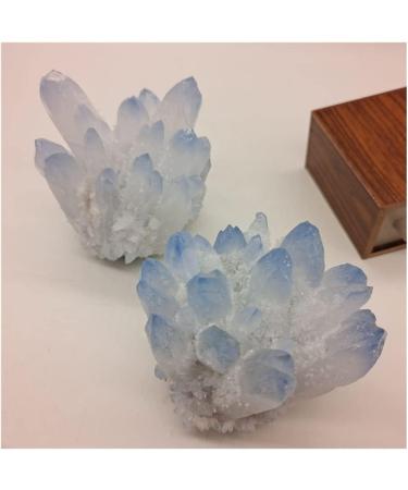 300-800g Rare Beautiful Blue Ghost Phantom Quartz Crystal Cluster Spec raw Gemstone Specimen for Home&Office Decoration fengshui Beautiful FUZEGRDLI (Size : 400-500g) - Buy Online on GoSupps.com