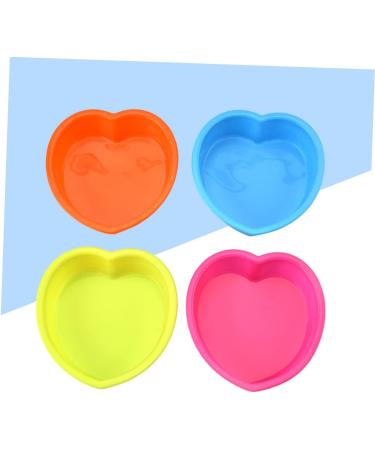 HOMSFOU 3 Sets De para Gelatinas Silicone Molds Heart Shaped Cake Pans Wedding Cake Plates Silicone Bakeware Silicone Cupcake Silicone Cake Pan Chocolate Fondant Mold - Buy Online on GoSupps.com