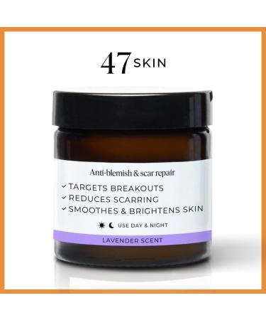 47 Skin Silver Face Mask - Anti-Blemish & Scar Repair Intensive Treatment - Silver Acne Mask for Instant Glow & Clearer Skin - 60ml - Buy Online on GoSupps.com