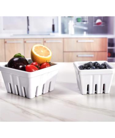 Fruit Basket Fruit Bowl Fruit Basket Farmhouse Square Bowl Rustic Kitchen Decor Fruit Bowls Fruit Baskets Kitchen Bowl Kitchen Organizers and Storage (Color : A Size : 10.5 * 7cm) - Buy Online on GoSupps.com