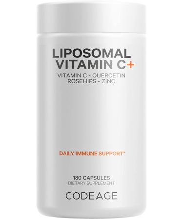 CodeAge Vitamins Liposomal Vitamin C+ 180 Capsules