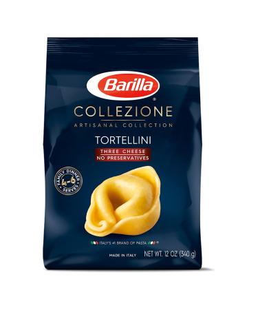 Barilla Collezione Artisanal Pasta, Three Cheese Tortellini, 12 oz 12 Ounce (Pack of 1)
