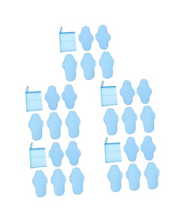 Gatuida 5 sentences 6Stk women's bonds from Polarfleece Suction -able menstruation flags made of fabric overnight pads with wings Washable women's bandages Reusable menstrual pads motherhood