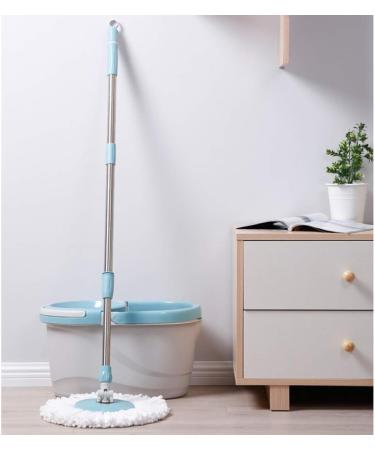 Revolutionary Double Drive Rotary Mop: Effortlessly Clean with Household Lazy Stainless Steel Pole Automatic Hand Pressure Barrel Vision - Buy Online on GoSupps.com