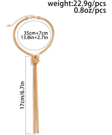 Shop OralGos Fashion Long Snake Chain - Versatile Silver Knotted Necklaces for Women | International Shipping Available - Buy Online on GoSupps.com