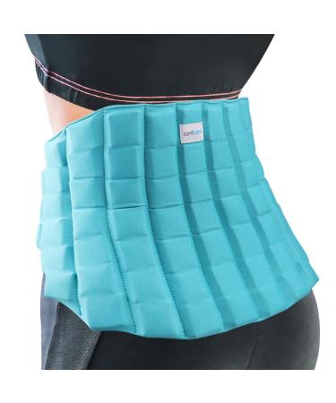 Comfcube Ice Pack for Back Pain Relief 2 Hours Long Lasting Cold Therapy Flexible Lower Back Ice Pack Wrap for Back Injuries Sciatica Coccyx Swelling Back Surgery