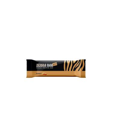 Zebra Bar Pro Peanut - Vegan Protein Bar | No Added Sugar | Gluten & Lactose Free | 15 x 40g | Bacterial Culture - Buy Online on GoSupps.com