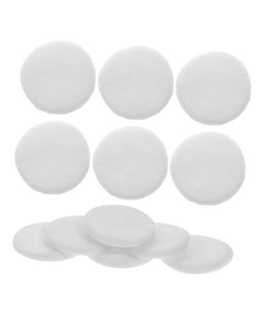 FRCOLOR 12pcs Powder Puff Soft Makeup Pads Girl Makeup Cushion Puff Velour Reusable Makeup Remover Pads Girl Makeup Puff Mini Tools Foundation Puff White Woman Pure Cotton Simple