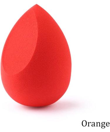 Makeup Sponge Concealer Smooth Cosmetic Powder Puff Cut Shape Foundation Water Drop Bevel Make Up Blender Tool (Color : Orange) - Buy Online on GoSupps.com