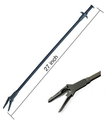 AquaticHI Aquarium Tongs 27 inch (70 cm), 100% Reef Safe, Multi Purpose for Fresh and Saltwater Fish Tanks, Clip Plants, Spot Feed Fish and Coral, Keep Hands Dry