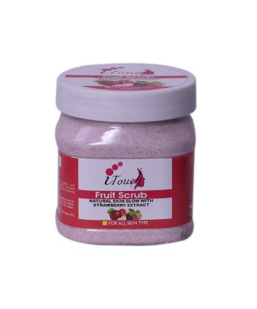 PRZX Fruit Face & Body Scrub 500ml | Gentle Exfoliating Cleanser with Natural Fruit Extracts | Refreshing & Smoothing Skin Care | Paraben & Sulphate Free