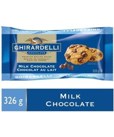 GHIRARDELLI Milk Chocolate Baking Chips Bag 326 GR - Buy Online on GoSupps.com