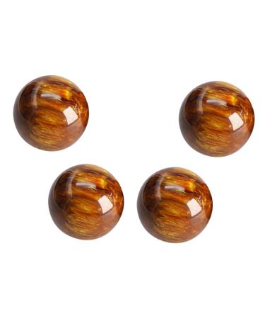 Homsfou 4 pieces handle office corations festival gift handballs stressball tools decorative handball fitness balls from resin desk gymnasium ball sports ball decorate travel trips