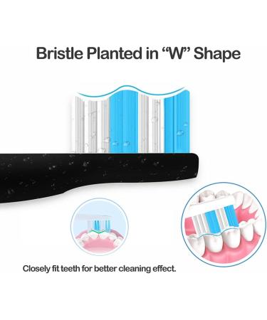 Buy Compatible TEETHEORY Electric Toothbrush Replacement Heads - Black | International Shipping Available - Buy Online on GoSupps.com