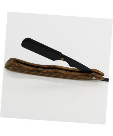 Beatifufu Men's Folding Wet Razor - Portable Metal Manual Shaving Tool for Travel | Safe & Stylish Bamboo Hair Clip Razor - Buy Online on GoSupps.com