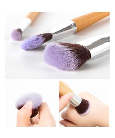 Premium Makeup Brush Set with Linen Storage Bag - Soft Hair Long Pole Foundation & Loose Powder Brushes - Buy Online on GoSupps.com