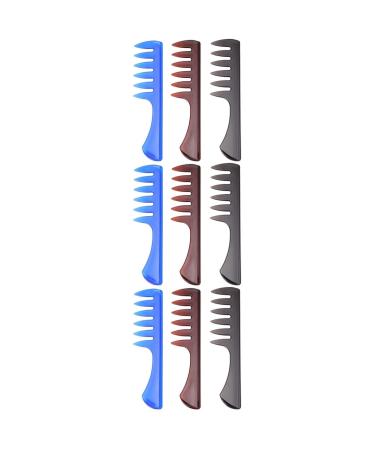 minkissy 9 Pcs Hair Spary Comb Fork Comb Massage Comb Hair Comb Hairdressing Accessories Man Plane Spray Mx3pcs As Shownx3pcs