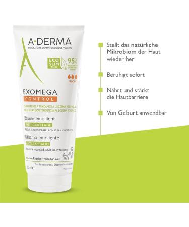 A-Derma Exomega Control Intensive Balm Sterile 200 ml - Buy Online on GoSupps.com