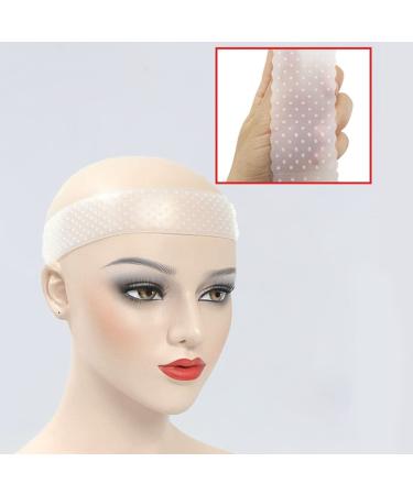 Liujzzj 3-Pack Transparent Silicone Wig Bands - Strong Hold Slide-Resistant Weld-Resistant Headbands in Dark Brown Light Brown & White | International Shipping Available - Buy Online on GoSupps.com