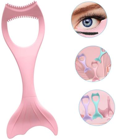 Didiseaon Mascara Brush Eyelash Brush Eyeliner Shaping Tool Eyeliner Stencils Multipurpose Storage Tool Woman 15X5.7CM Pink - Buy Online on GoSupps.com