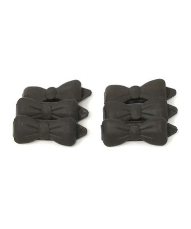 Mini Hair Clip for Pets Hair Accessories Dog Hair Clip 6 Pieces Hair Clips Chocolate Brown 15