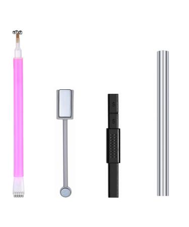 4/6/9x Cats Eye Magnet Magnet Set Cats Eye Magnet Board Strong Suction Polish Magnet For Beautiful Nails 4 Pack