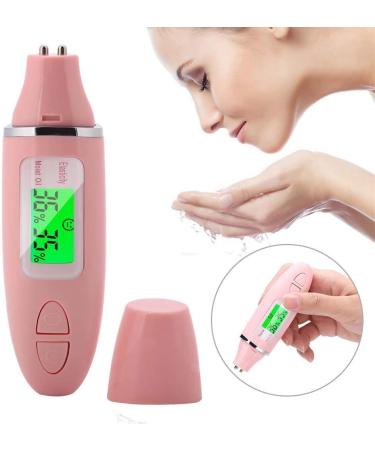 skin detector Skin Moisture Tester Portable Digital LCD Display Precision Skin Sensor Tester Face Moisture Water Oil Analyzer for Home Travel Beauty Salon Detect the Fluorescent - Buy Online on GoSupps.com