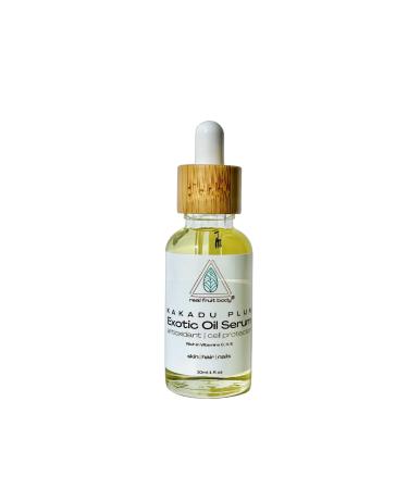 Real Fruit Body Kakadu Plum Exotic Oil Serum - 100% Pure & Natural Cold-Pressed Leaping Bunny Certified Cruelty-Free Organic and Vegan - 1 Fl Ounce | 30 ml 1 Fl Oz (Pack of 1)