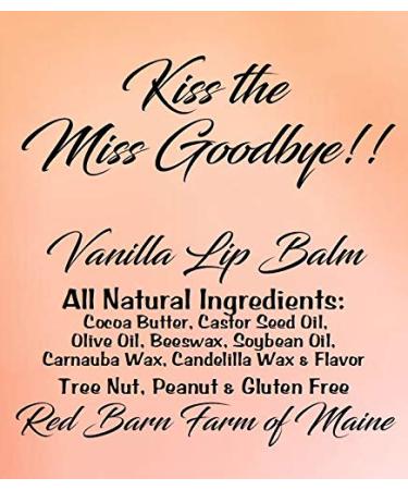 KISS THE MISS GOODBYE Vanilla Lip Balms | 20 Bridal Shower Favors for Bachelorette Party - Buy Online on GoSupps.com