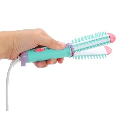 Mini Curling Iron | Travel Curling Brush for Short Hair | Ceramic Anti-Scald Heated Wand | Instant Heat Professional Hot Tools for All Hair Types - Purple - Buy Online on GoSupps.com