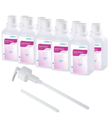 10x 500 ml Sch lke Esemtan Active Gel Skin Care Gel Skin Care promotes blood circulation + 1x dosing pump