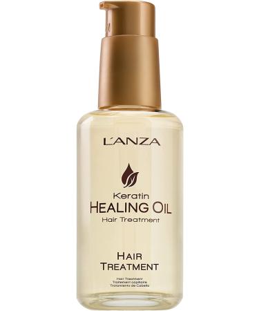 L'ANZA Keratin Healing Oil Treatment  Restores, Revives, and Nourish Dry Damaged Hair & Scalp, With Restorative Phyto IV Complex, Protein and Triple UV Protection (6.2 Fl Oz) Unscented 6.2 Fl Oz (Pack of 1)