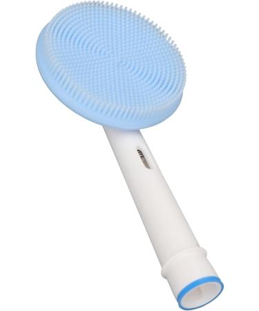 Electric Face Scrubber Replacement Head Soft Silicone Bristles Portable Blue Color Deep Cleaning and Massaging Lasting Service Life Perfect for Healthy Skin Cell Renewal - Buy Online on GoSupps.com