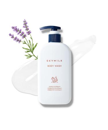 Pro/Prebiotic Body Wash with Donkey Milk | 300 ml 10.14 Fl.Oz | Gentle | Moisturizing | pH Balanced | Non-Irritating | Hypoallergenic | Ideal for Sensitive Skin | Korean Product