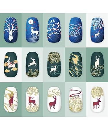 KADS Nail Art Stamping plate Nail Template Nail Art Design Tool Nail DIY Design Image Plate (CN021) - Buy Online on GoSupps.com