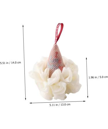 Housoutil Ice Cream Bath Ball - 2 Pcs Mesh Shower Puff & Loofah for Body Wash - Anti-Separation Polyester Sponge - Ideal for Men - International Shipping Available - Buy Online on GoSupps.com