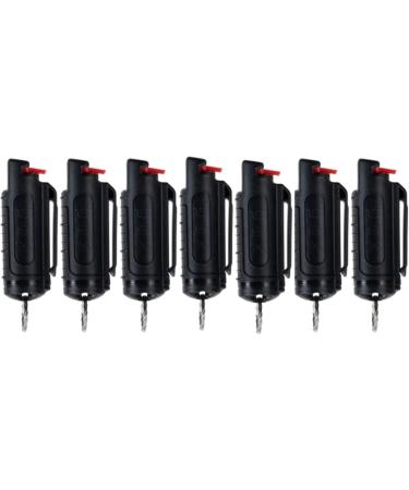 Police Magnum Bulk Pepper Spray Keychain Self Defense- Tactical Maximum Strength- Belt Clip Safety Key Chains for Women & Men- Made in The USA 7 Pack Black - Buy Online on GoSupps.com