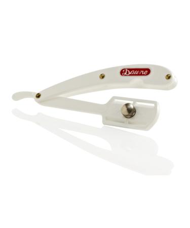 Double Edge Safety Razor/Shavette White/White