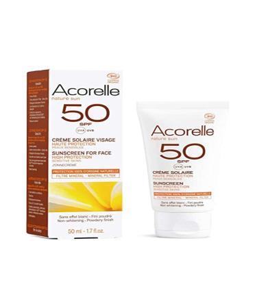 Acorelle Organic Face Sunscreen SPF 50
