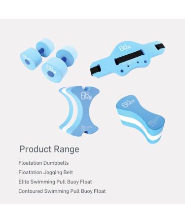 66fit Aqua Swimming Dumbbells - Enhance Your Aquatic Workouts | Buy 2 Pieces for International Shipping - Buy Online on GoSupps.com