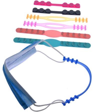 Magiclulu 6-Pack Ear Protection Mask Hooks - Earring Hook Extensions for Comfortable Face Masks - 16x1.5cm - Buy Online on GoSupps.com